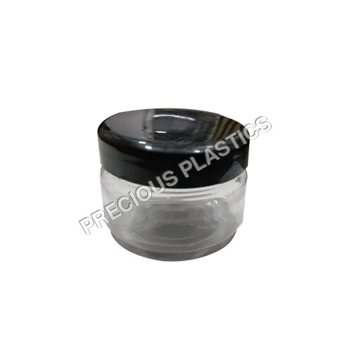 Transparent 50Ml Screw Cap Pet Jar