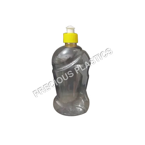 Transparent Dishwash Bottle - Material: Plastic