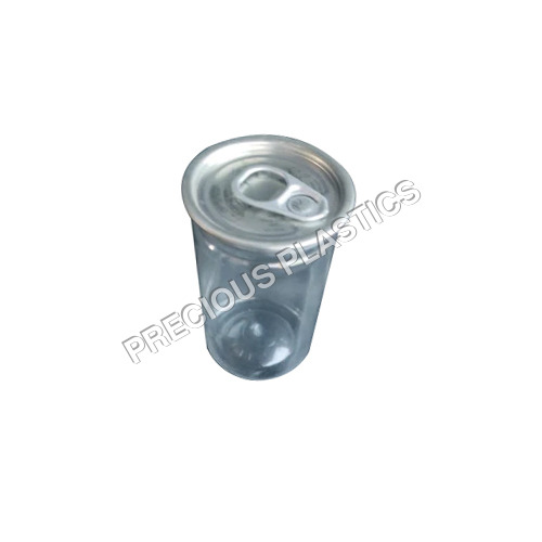 Transparent Pet Round Cans