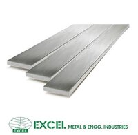 Stainless Steel Flat Bars - Industrial Grade, Powder Coated Surface, Silver Color | Durable Steel Components for Versatile Applications