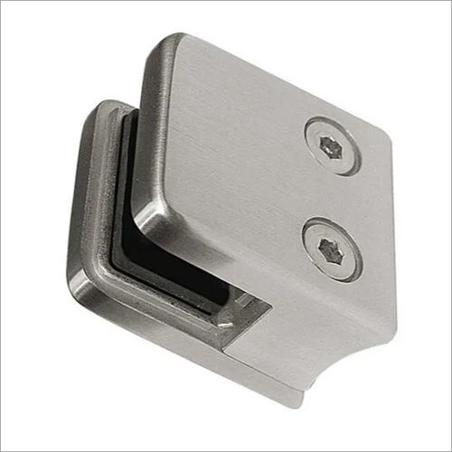 Silver Stainless Steel Glass Bracket