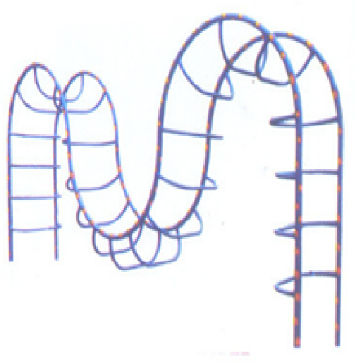Outdoor Gym Snake Climber
