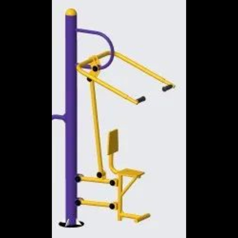 Outdoor Gym Single Chest Cum Seating Puller