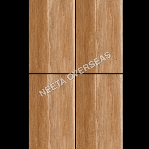 600x1200mm Canarium Brown Wood Series Tiles
