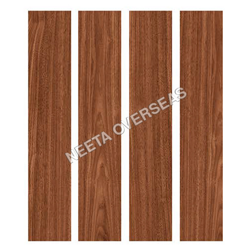 Matt 200X1000Mm Brown Wooden Plank Tiles