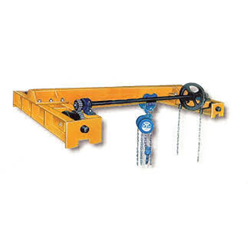 HOT Crane - Mild Steel, Yellow | New with Limit Switch, Emergency Stop, Cabin Control, Industrial Usage