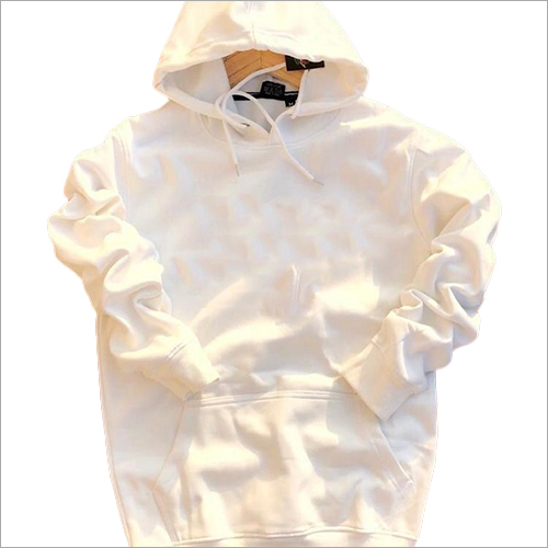 Washable White Hoodie