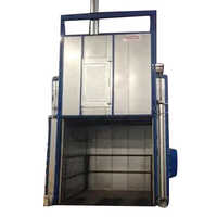 Silver Industrial Paint Baking Oven
