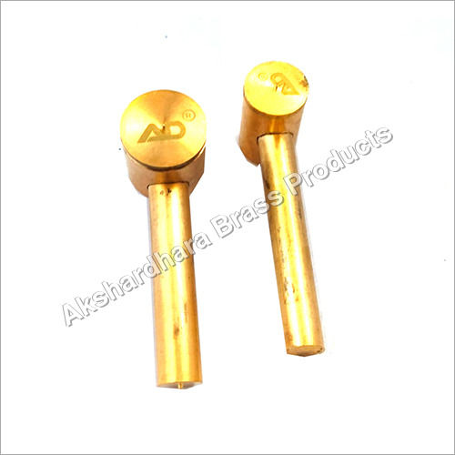 Golden Nickel Plated Single Pin Control Valve Handle