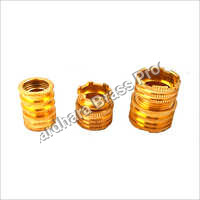 Golden Nickel Plated Brass Pipe Moulding Inserts