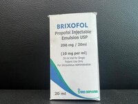 Brixofol Injection - Oil-in-water Emulsion , Intravenous General Anesthesia & Sedation Induction For Adults And Children, Rapid Onset & Short Duration, Monitor Vital Signs