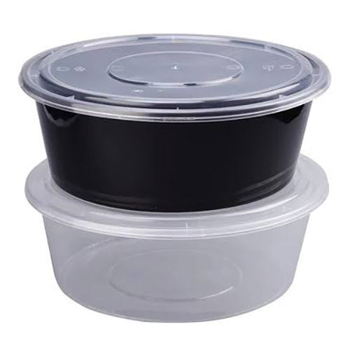 Plastic 750 Ml Round Food Container