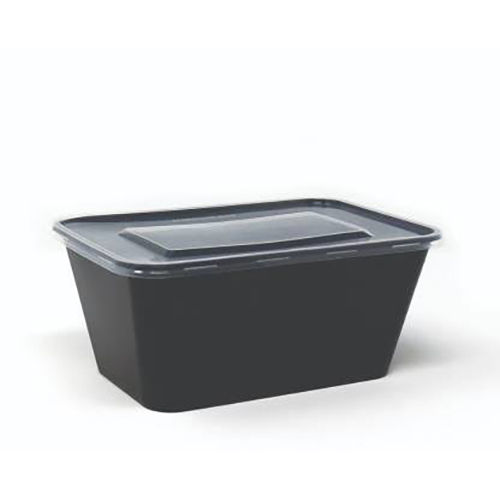 Plastic 750 Ml Square Food Container