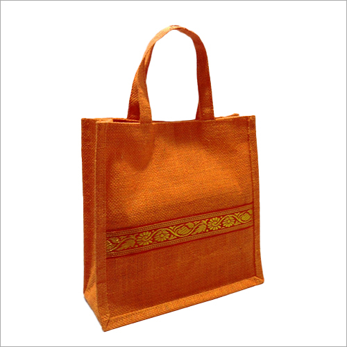 Jute Carry Orange Bag