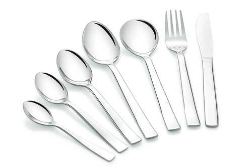 CIANA Spoon Set - Stainless Steel, Silver Finish | Corrosion & Rust Resistant, Seamless Surface