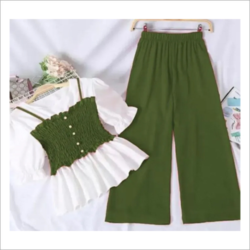 11237 Oceanista Crepe Top And Bottom Set