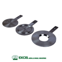 Orifice Plates - 304/316 Stainless Steel, Customizable Dimensions, Silver Color, Durable Flow Control, High Pressure Compatible, Circular With Handle Extensions