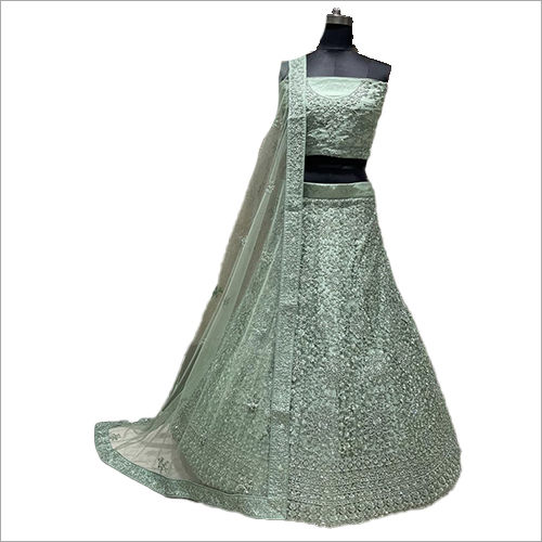 Heavy Net Diamond Stone Lehenga Decoration Material: Cloths