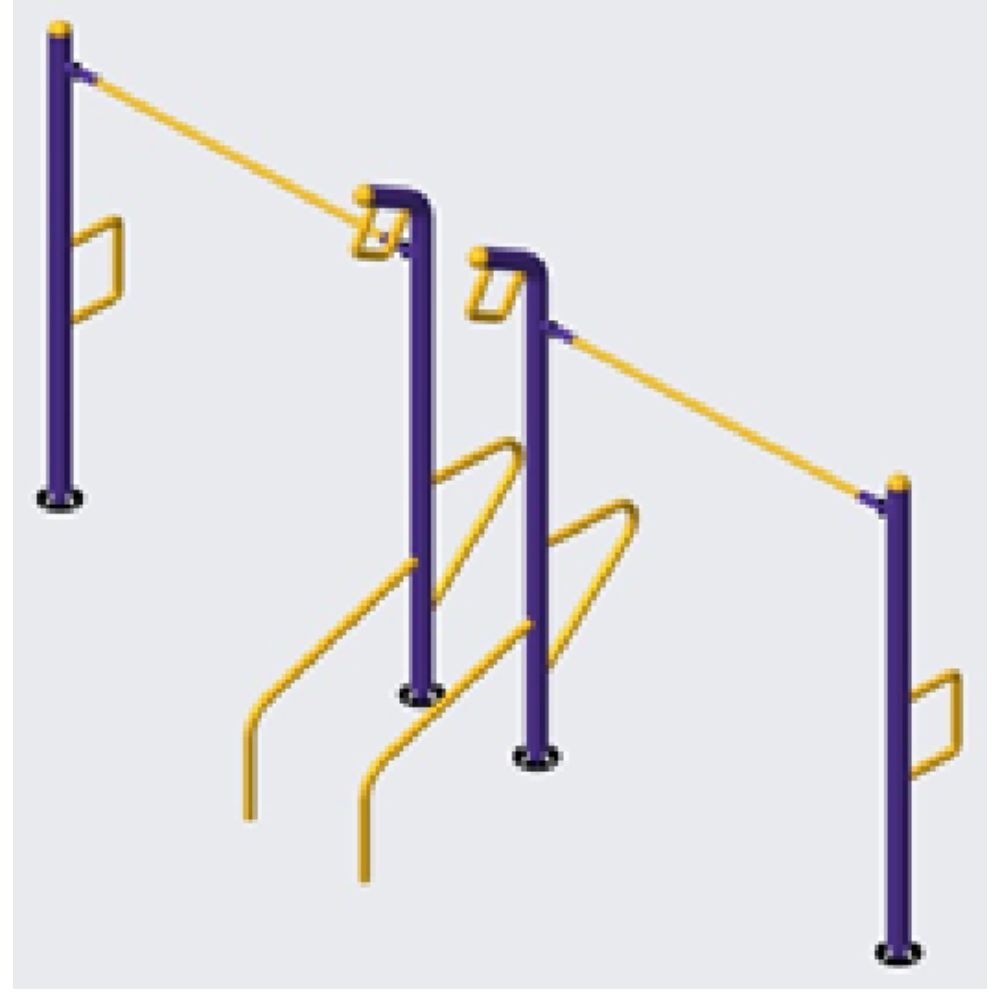 Outdoor Gym Un Even Bars