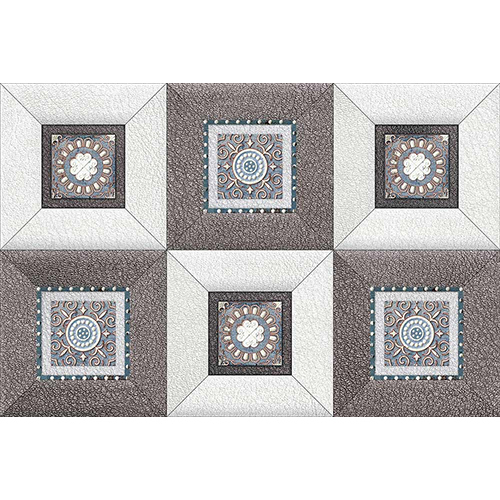 GABBA HL - Ceramic Mosaic Ceiling Tiles | Gray Textured Full Body Finish Heat Insulation & Wear-Resistant Interior Tiles
