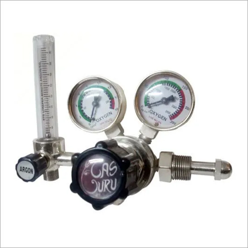 Medical Oxygen Gas Flowmeter With Regulator - Material: Stainless Steel