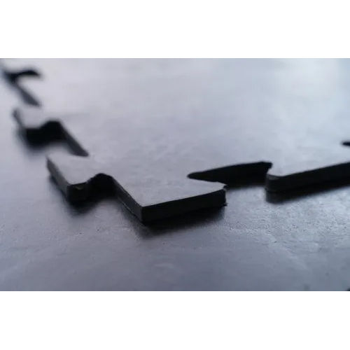 Black Interlocking Gym Mat