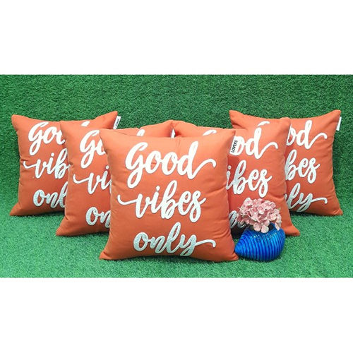 5 Pcs Orange Cushion Cover Set