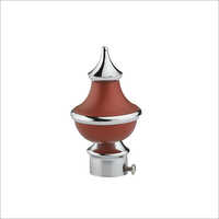 Karrington Brown Rod Rail Bracket Metal