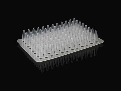 PCR 96 well plate no skirt clear 0.2ml