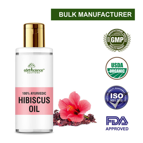 10% Ayurvedic Hibiscus Oil By Earth Science Ayurveda