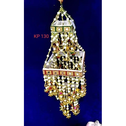 Multicolor Kp 130 Katha Pearl Jhummer