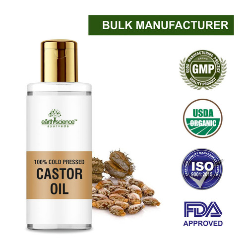 100% Cold Pressed Castor Oil By Earth Science Ayurveda