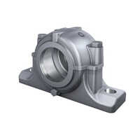 Heavy Duty Bearing Housing - Cast Iron, 70 Mm Inner Diameter, Grey Color | Standard Size, Industrial Usage