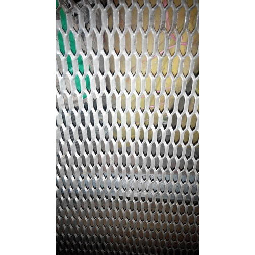 Silver Aluminum Expanded Metal