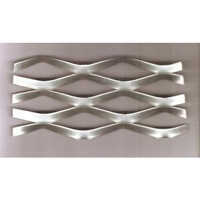 Ss Expanded Metal - Stainless Steel, Expanded Mesh, Silver | Polished Finish, Durable Steel Wire Mesh For Versatile Applications
