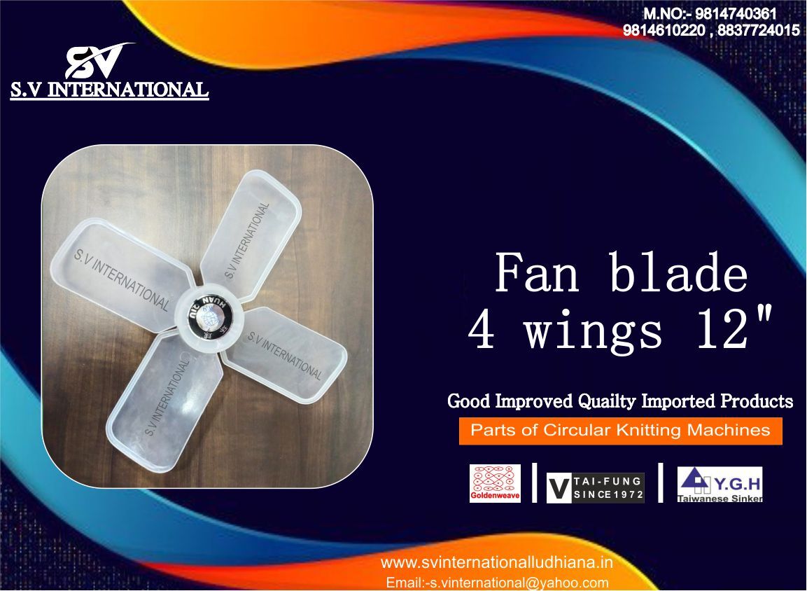 Fan Blade Four Wings 12 inch