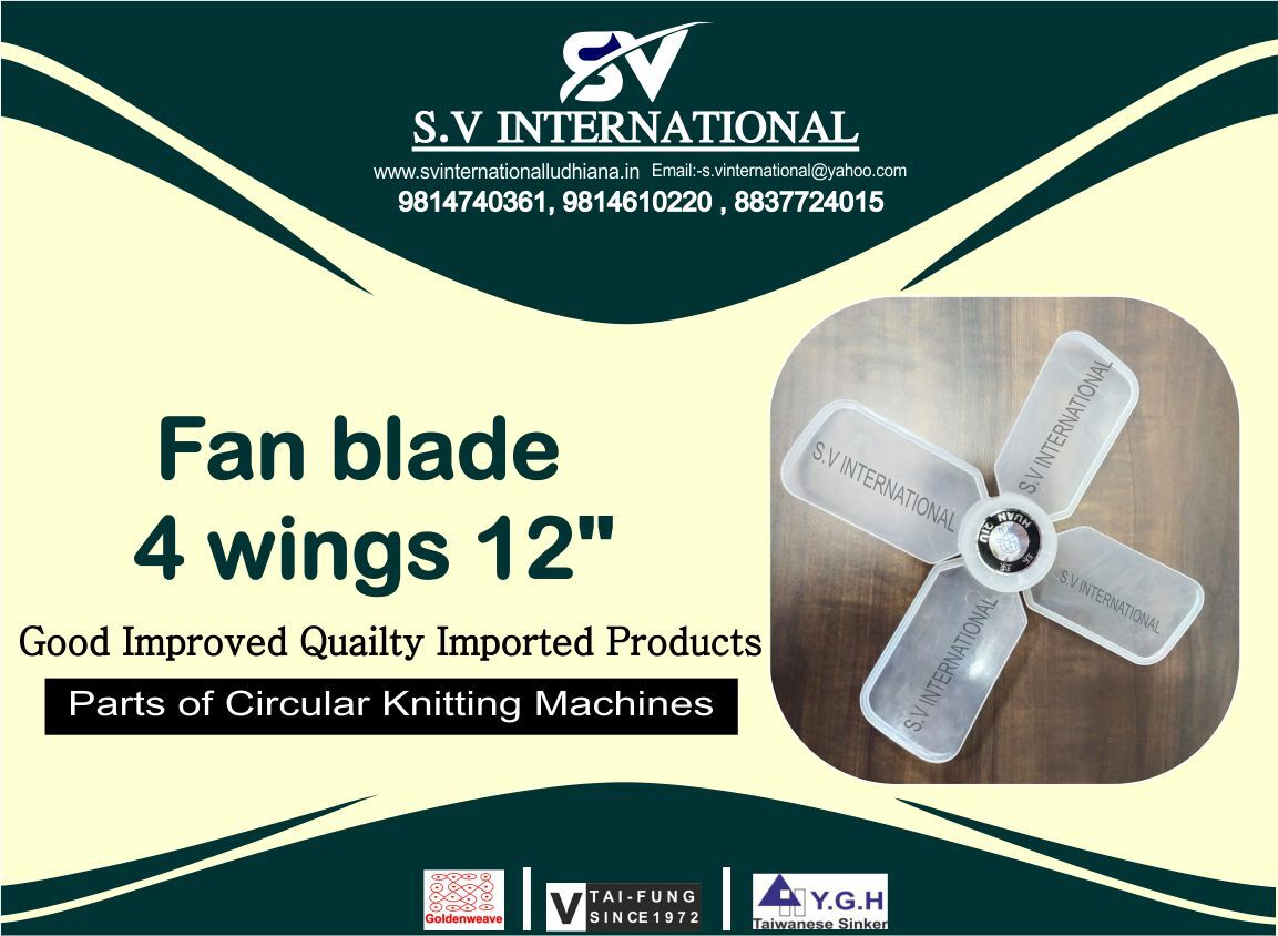 Fan Blade Four Wings 12 inch