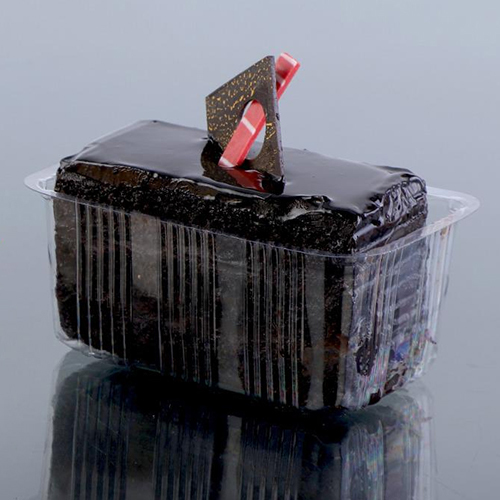 Bakery Pastry Hinge Box - Plastic, Rectangular Shape | Excellent Strength, Durable Design, Fine Finishing for Food Serving