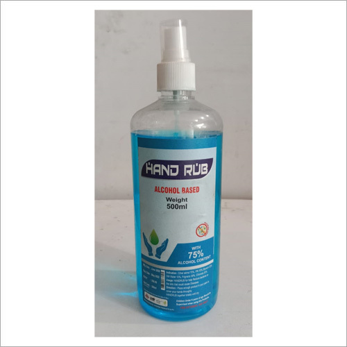 Hand Rub Alcohol Based Liquid