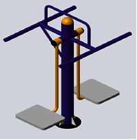 Outdoor Gym Surf Board