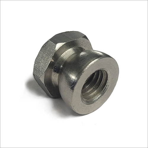 304 Stainless Steel Shear Nut - 10 mm Size, Silver Color | Rust Proof, Polished Surface, Tamper-Evident Security Feature
