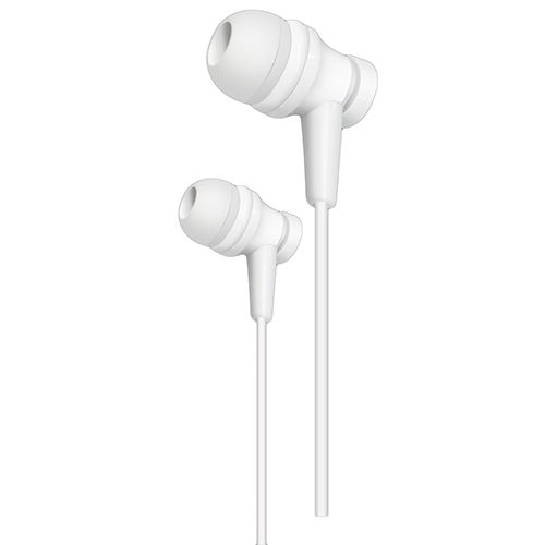 White Wired Earphone