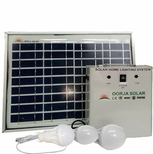 White 3 Led Solar Home Lighting System