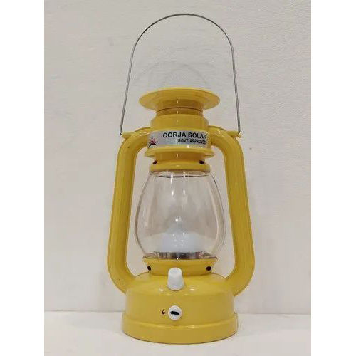 Yellow Hurricane Solar Led Lantern