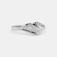Wedding Diamond Bands In Natural Diamonds In 14K White Gold 0.50 CT