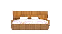 Sheesham Wood Bed With Storage - 74x39 Inches, Brown Frame Finish | Modern Indian Style, Carpenter Assembly, 36 Months Warranty
