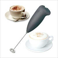 Mini Coffee Beater - Abs Plastic, 15-20 Seconds Frothing, Elegant Black Design | Easy To Clean, Ideal For Modern Kitchens