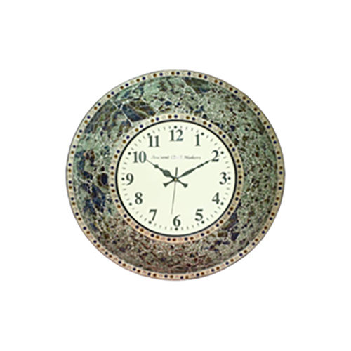 Round Mosaic Clock