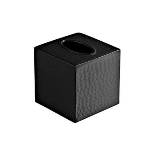 Black Steel Tissue Box
