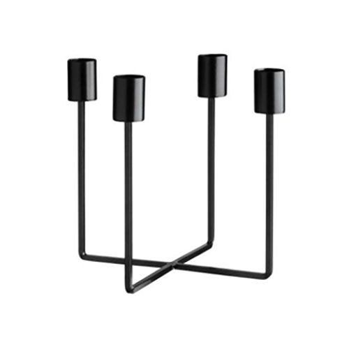 Black Iron Candle Holder